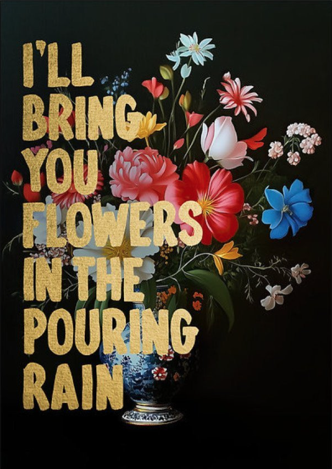 Billy The Kid 'I'll Bring You Flowers' Print Available