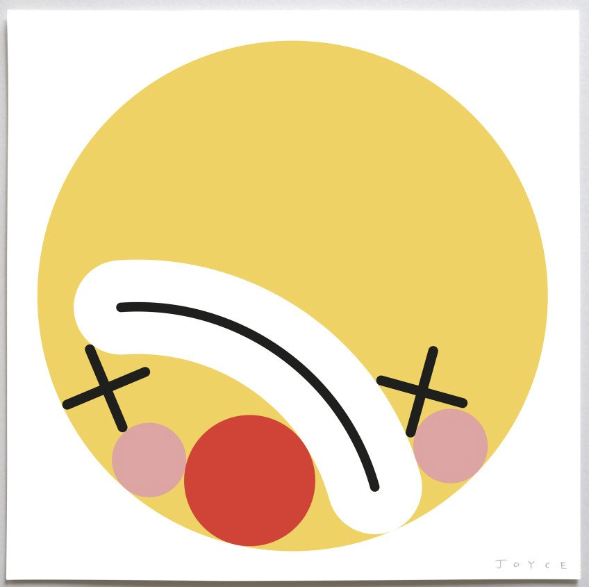 James Joyce 'Clown Yellow' Print Available