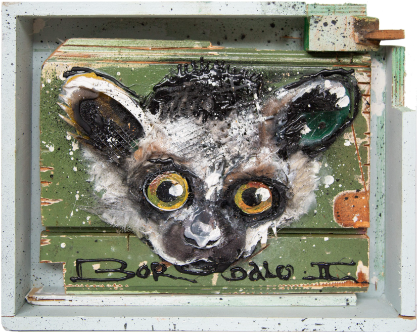 Bordalo II 'Tiny Lemur In A Box' Available