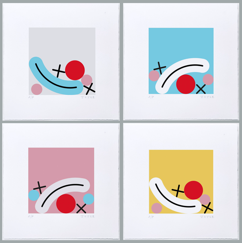 James Joyce Unnamed Clown Face Mini Prints Available