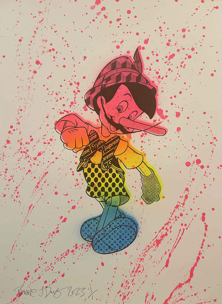 Barrie J Davies 'Splattered Hypebeast Boy' HPM Available