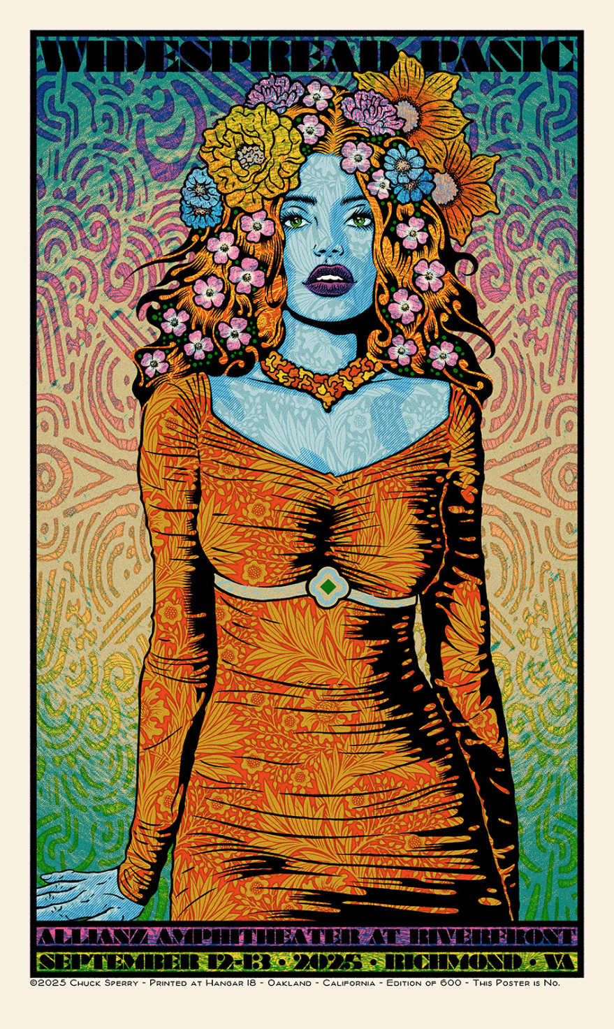 Chuck Sperry Juno 'Widespread Panic' Richmond, VA Print Release Details