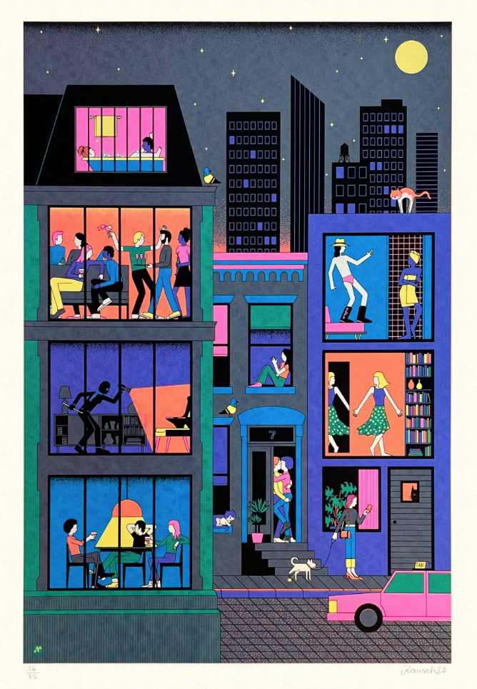 Nana Rausch 'Friday Night' Print Available