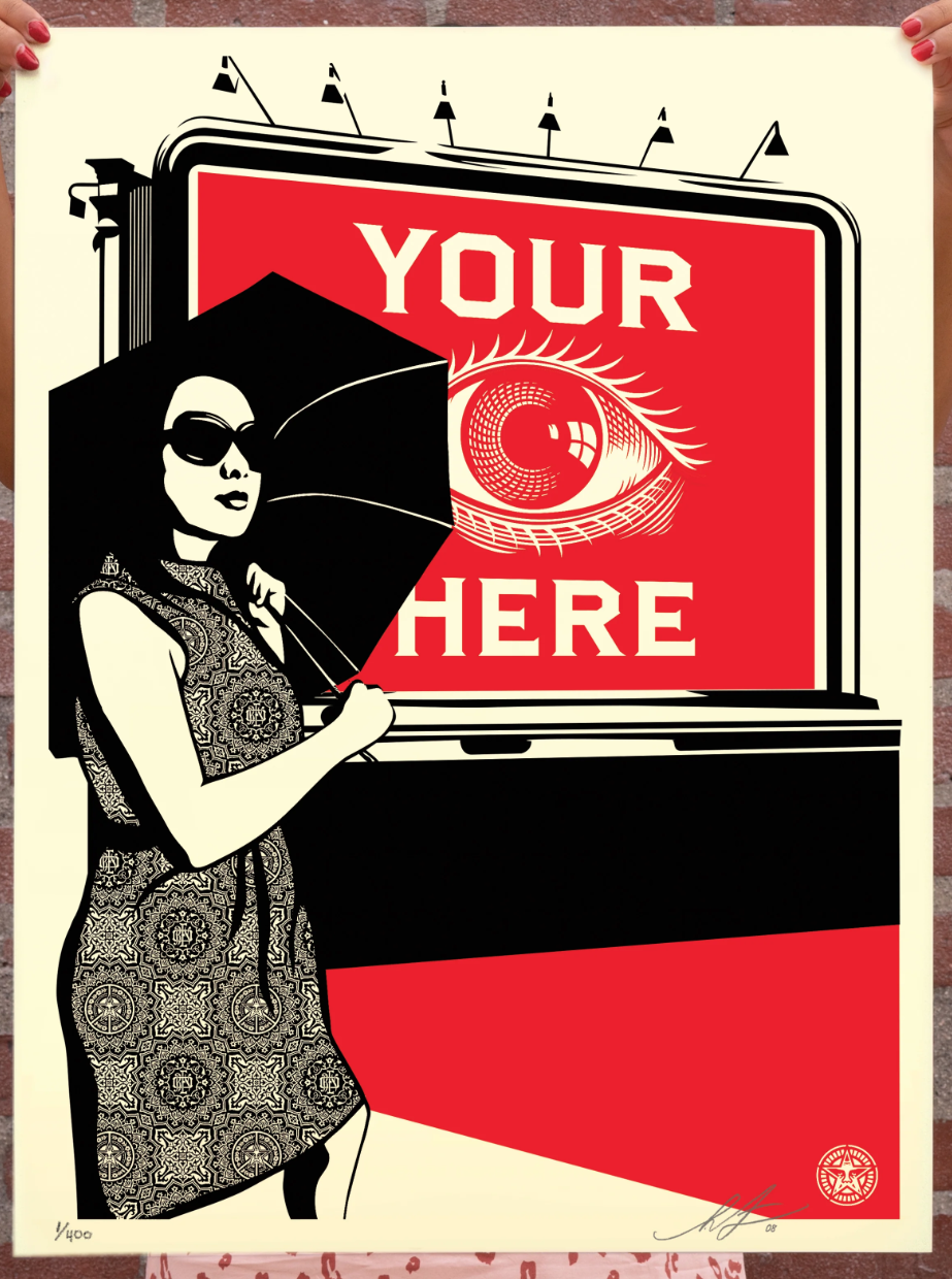 Obey 'Billboard Eye + Billboard Consume' Prints Re-Release Details