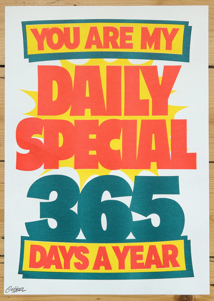 Ciaran Globel 'Daily Special' Print Available