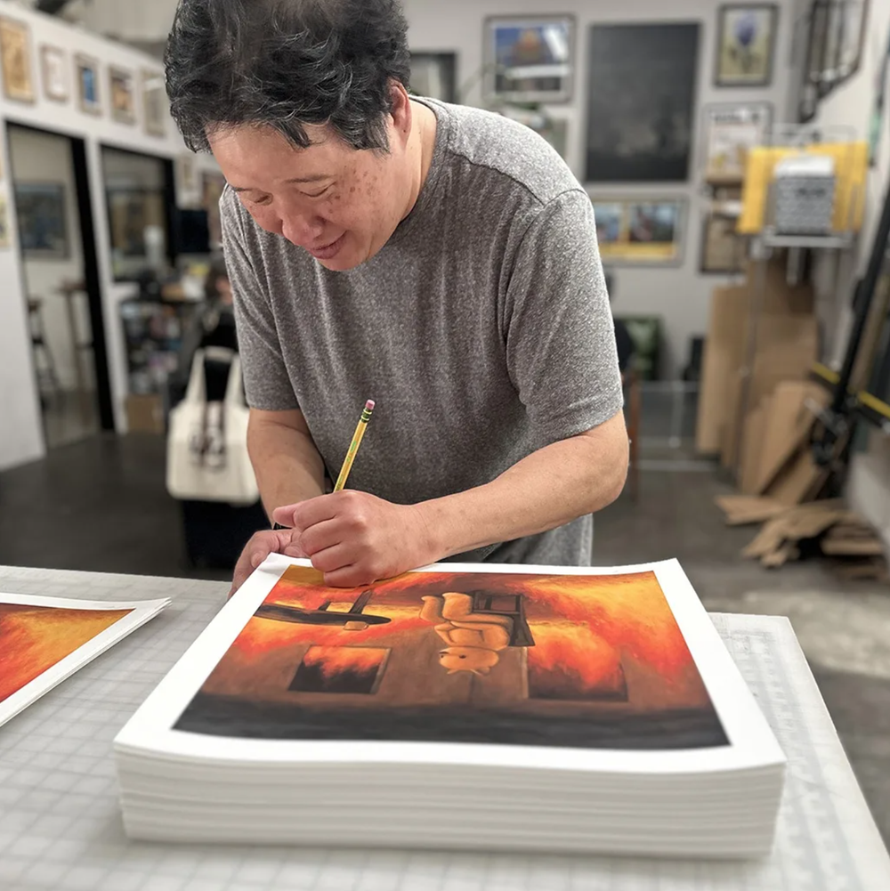 Luke Chueh 'This Is Fine' Print Sneak Peek