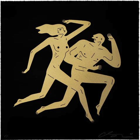 Cleon Peterson 'Exile' BLACK+GOLD Print Available