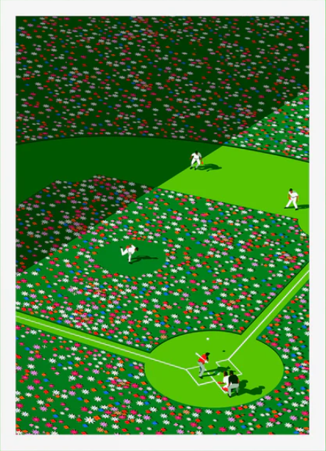Malika Favre 'Spring Pitch' Print Available