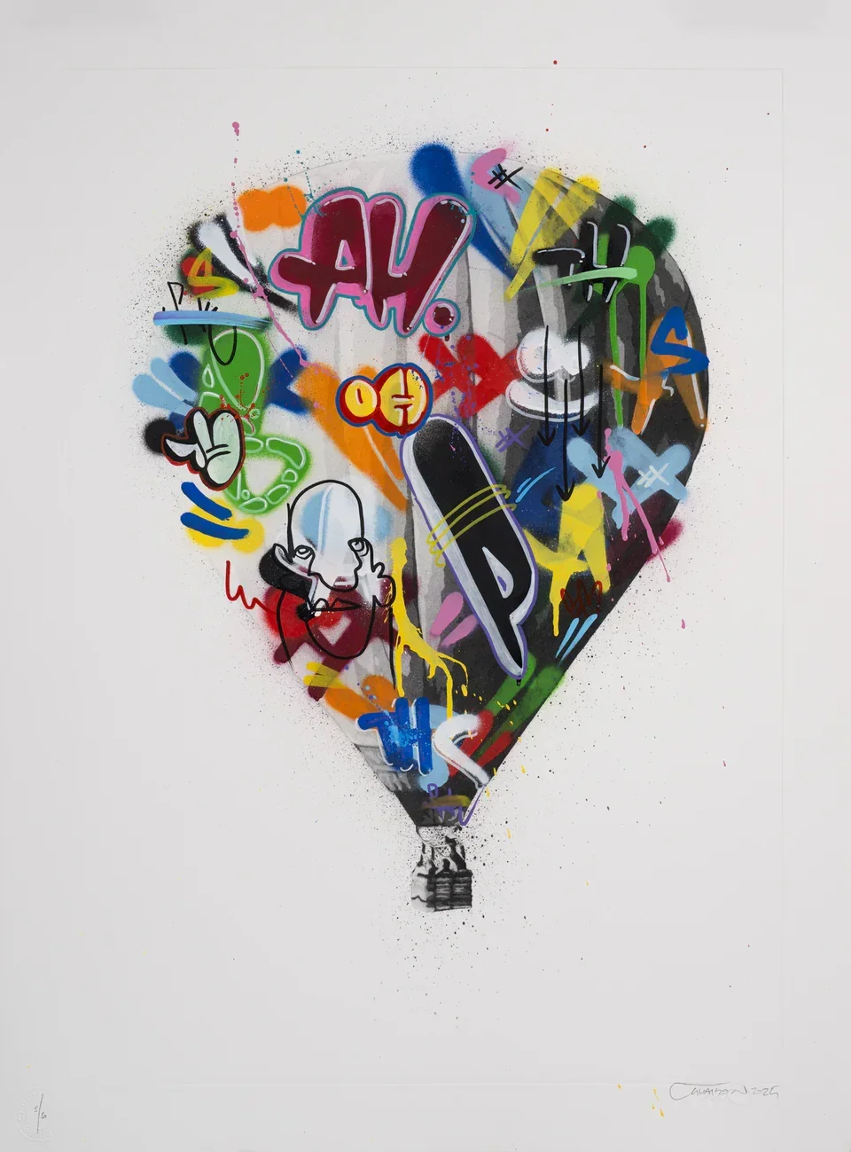 Martin Whatson 'Balloon' Etching Edition Print Lottery Open