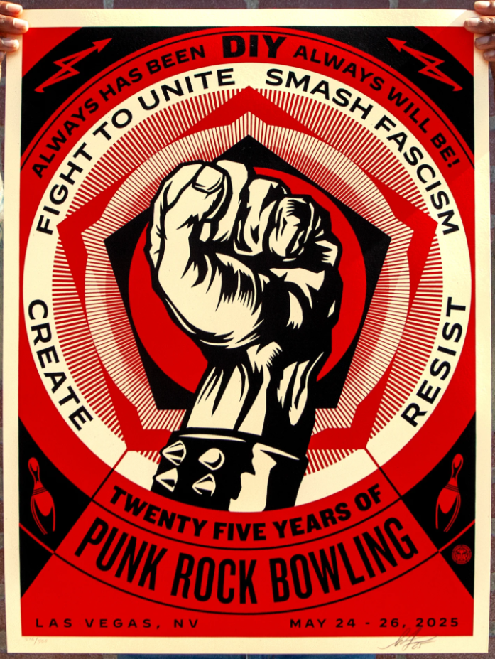 Obey Shepard Fairey 'Punk Rock Bowling' Print Available