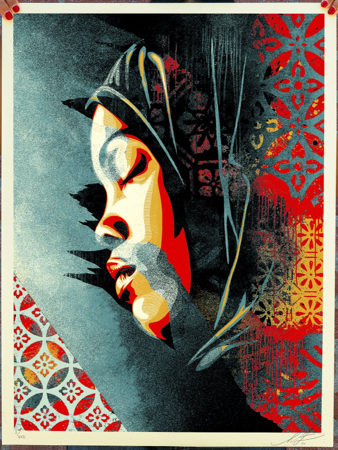Shepard Fairey Obey 'Meditation Woman' Print Available