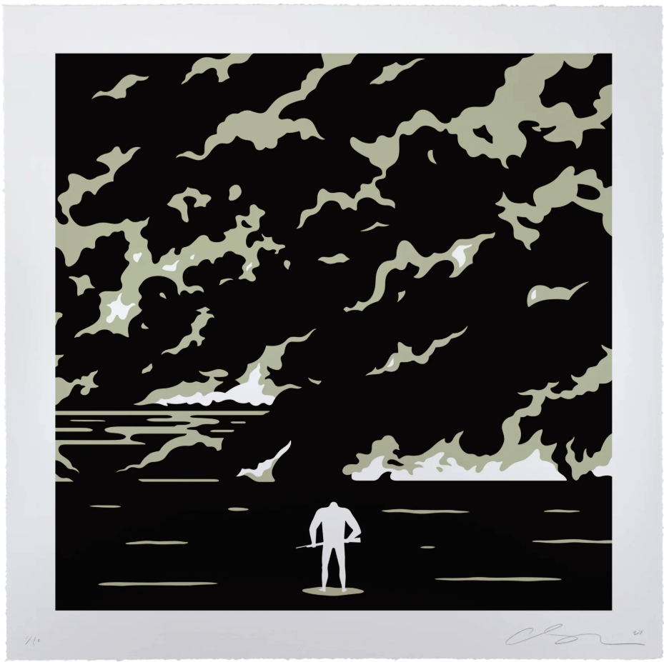 Cleon Peterson 'Fire In The Night' Print Available