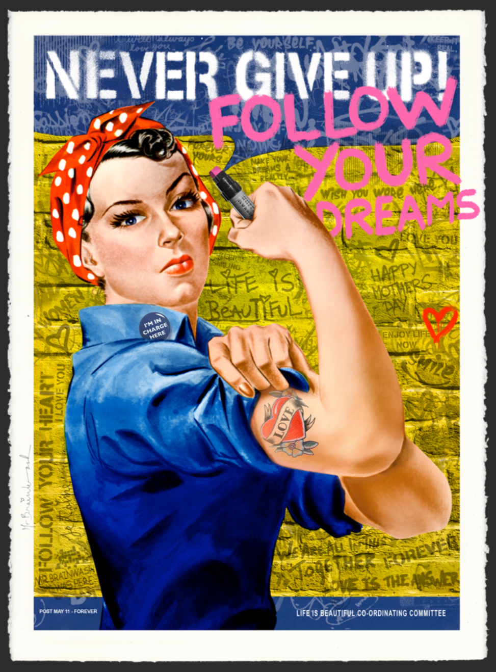 Mr Brainwash 'Mom Can Do It' Print Release Details