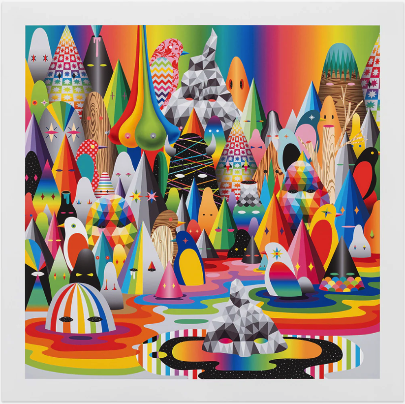 Okuda 'Bodegon Infinito 1' Print Available