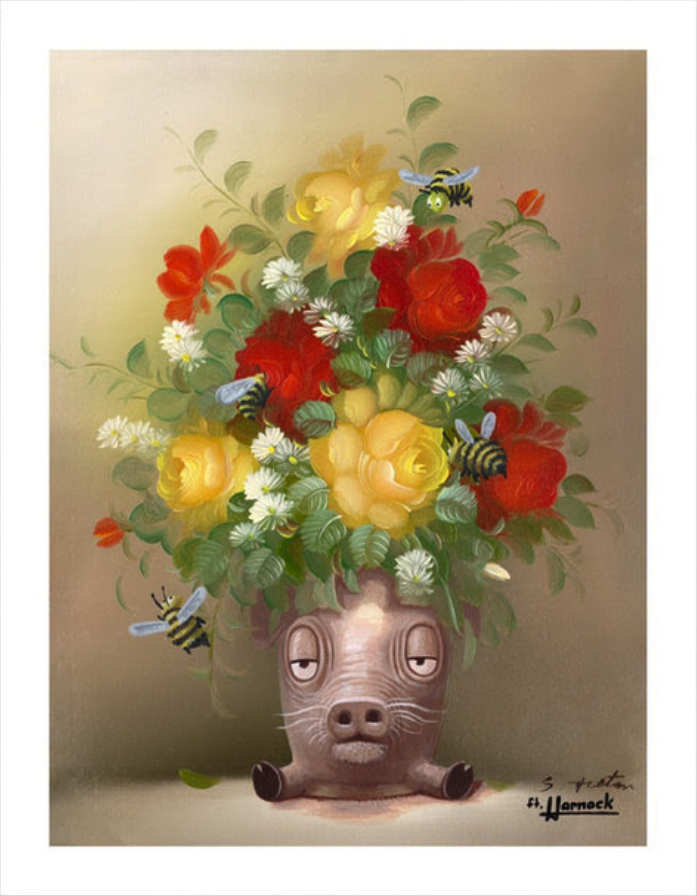 Josh Harnack 'Flower Hog' Print Release Details