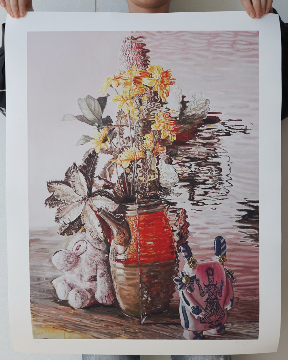 Fintan Magee 'Vase With Bluey Toy' A/Ps Available