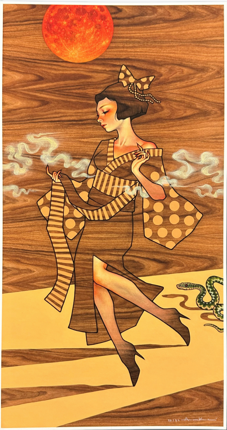 Audrey Kawasaki 'Right This Way' Print Available