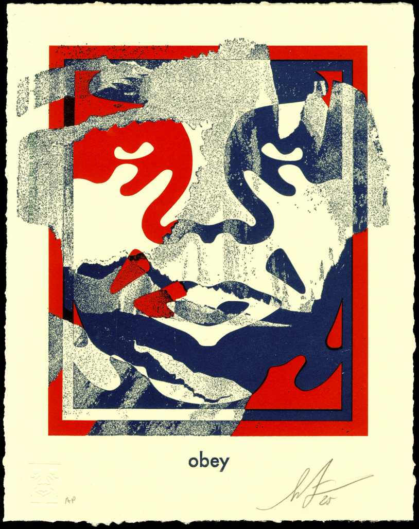 Obey Shepard Fairey 'Torn Icon' Letterpress Print Release Details