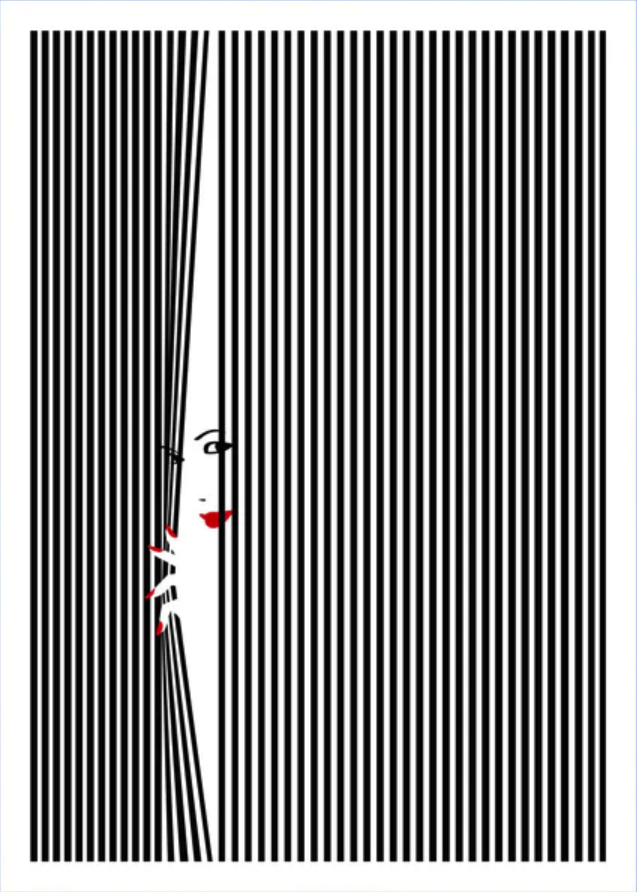 Malika Favre 'Hide + Seek Curtains' Print Available
