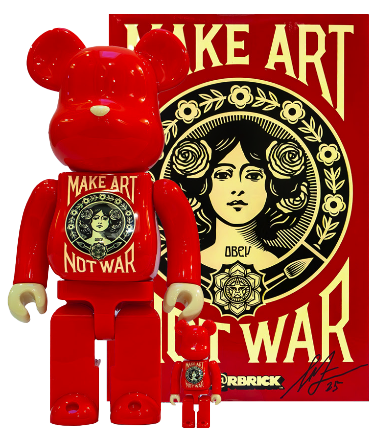 Obey Shepard Fairey 'Make Art Not War' 100% + 400% Release Details