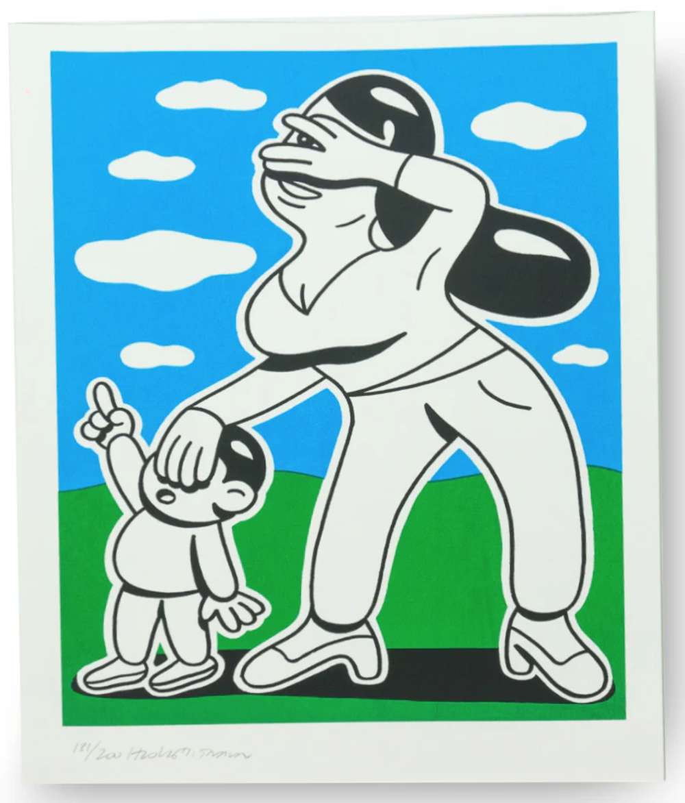 Huskmitnavn 'Blue Sky' Print Available