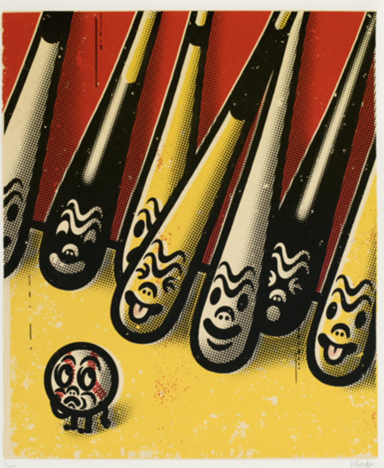 Gary Taxali 'Intimidation' Print Available