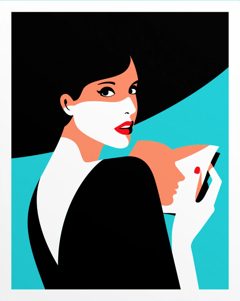 Malika Favre 'Page Turner' Print Available