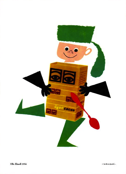 Olle Eksell 'Ogon 1956 Boy' Print Available
