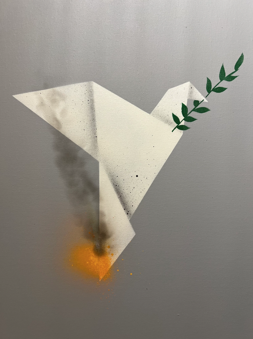 Opie 'The Fragility Of Peace' Canvas Edition Available