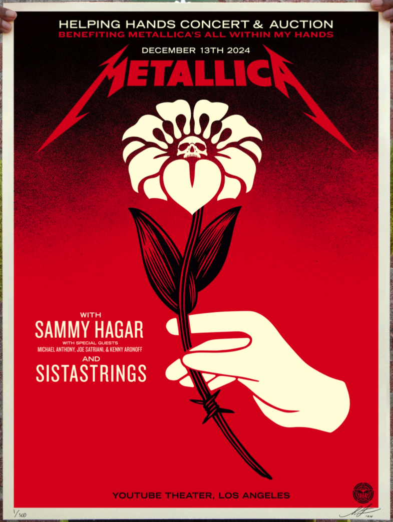 Shepard Fairey Obey 'Metallica' Print SNEAK PEEK