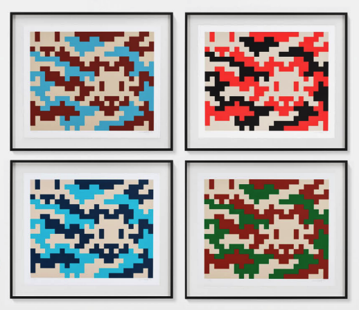 Invader 'Camo' Large Prints Release Details