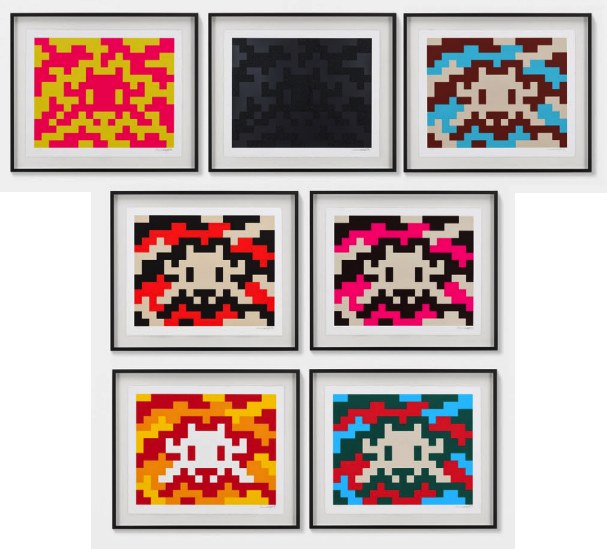 Invader 'Camo' Medium Prints Release Details