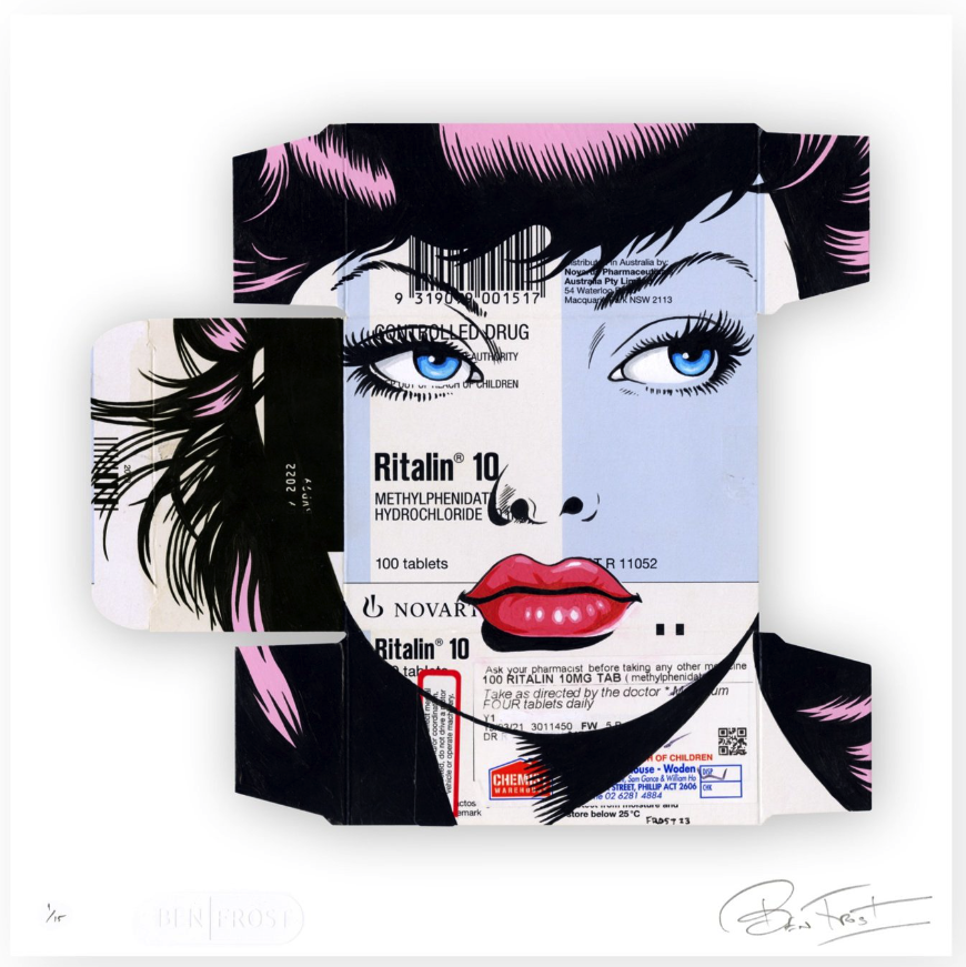 Ben Frost 'Four Tablets Daily' Print Available