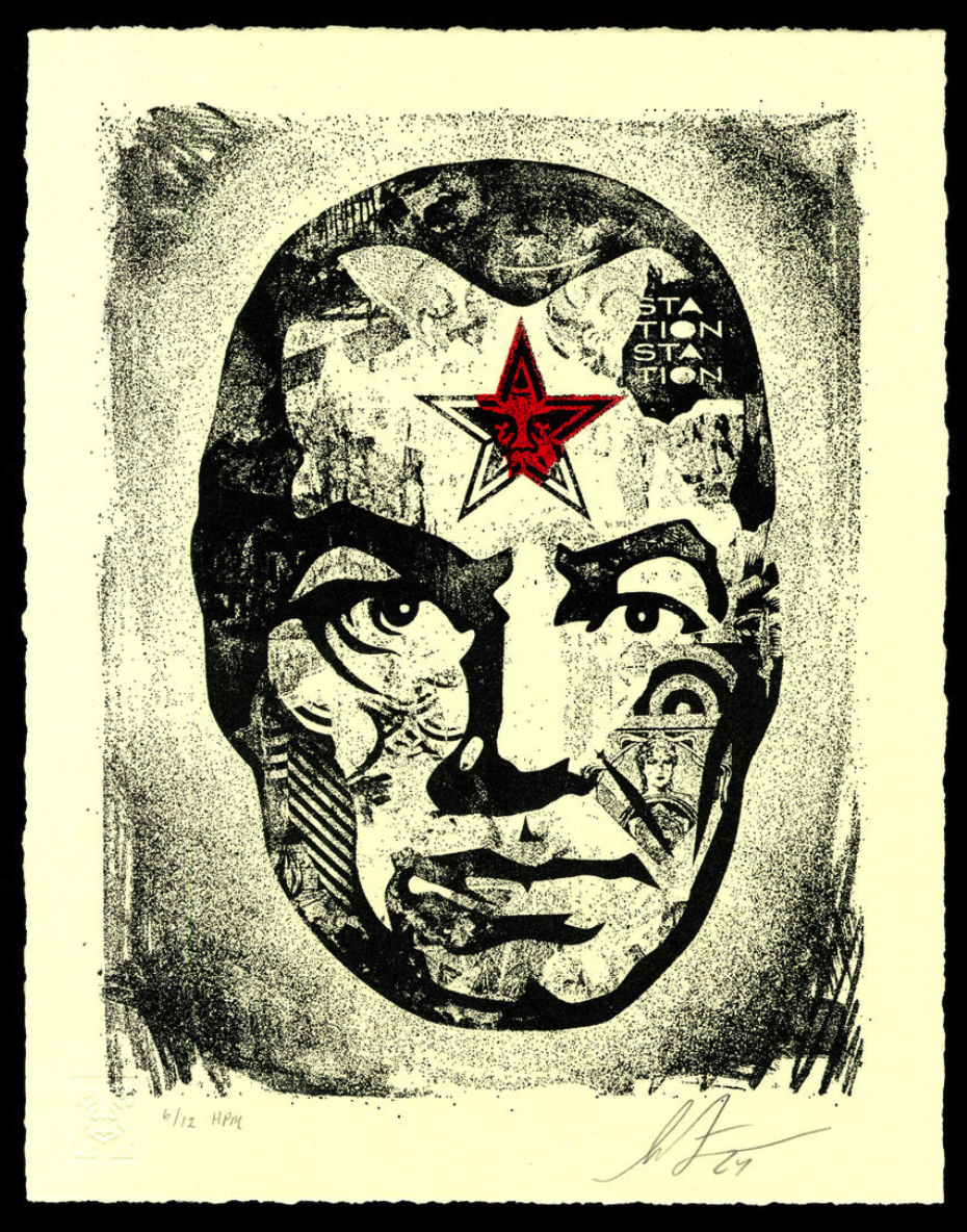 Shepard Fairey Obey 'Big Brother' Letterpress Sneak Peek