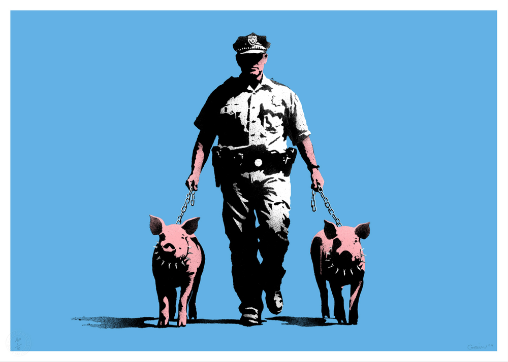 Goin 'The Three Little Pigs' BLUE Print Available