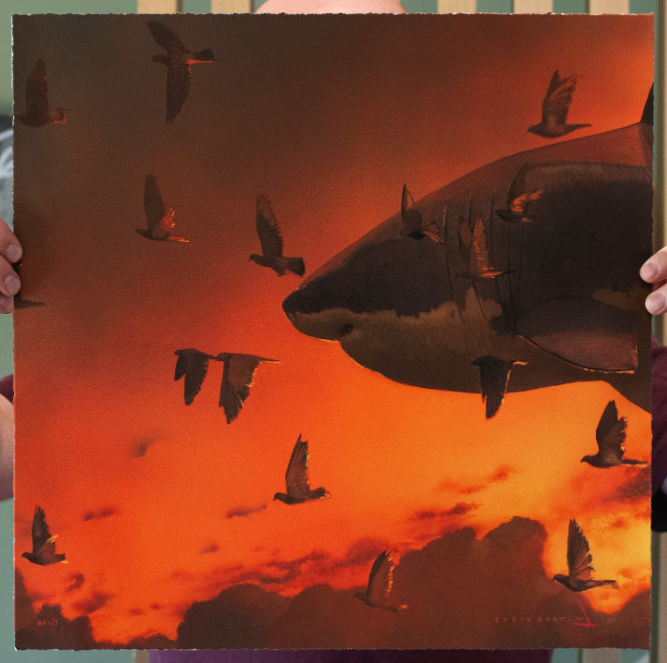 Chris Austin 'A Staged Race Has No Thunder' Print Available