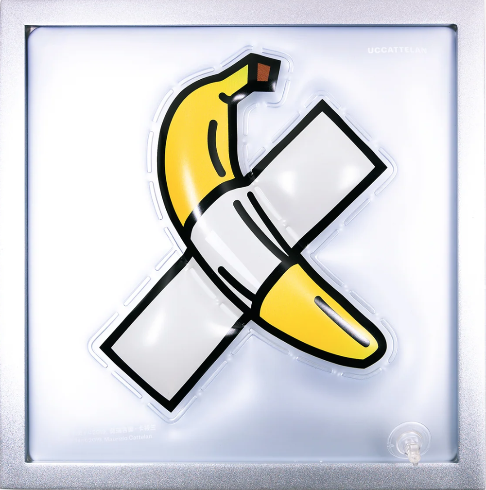 Maurizio Cattelan 'Banana' Inflatable Framed Poster