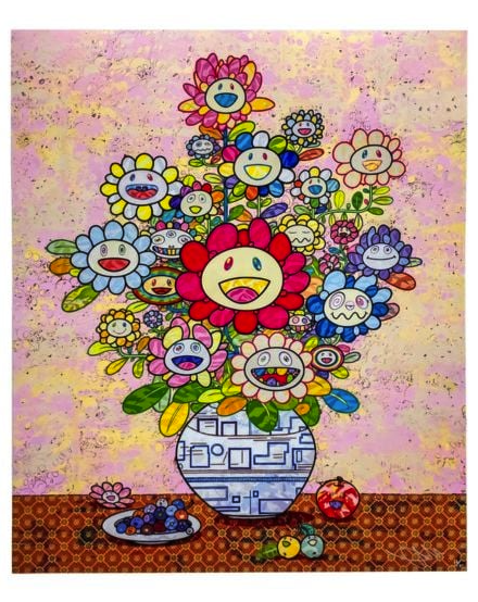 Takashi Murakami 'Longing For Zao Wou-Ki's Flower Painting' Print Release Details