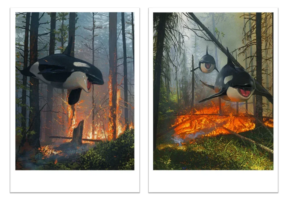Chris Austin 'Dream And Lost' Diptych Available
