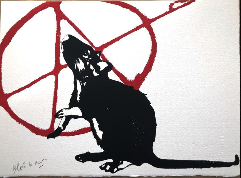 Blek Le Rat 'The Anarchist' Artist Proof Available