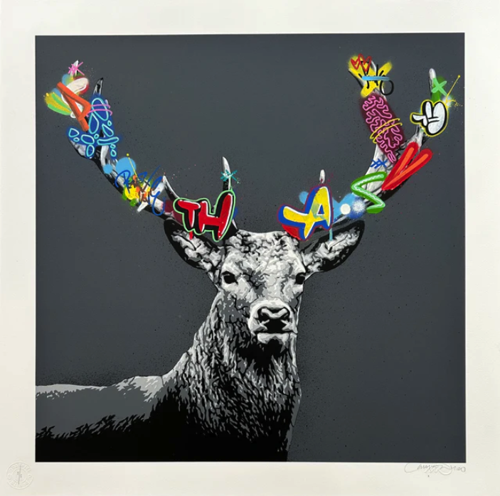 Martin Whatson 'Charcoal Grey' Pink Print Application Open