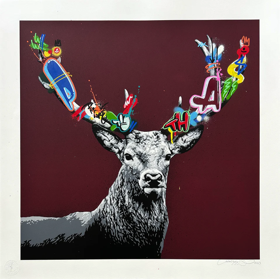 Martin Whatson 'Stag' Burgundy Print Application Open