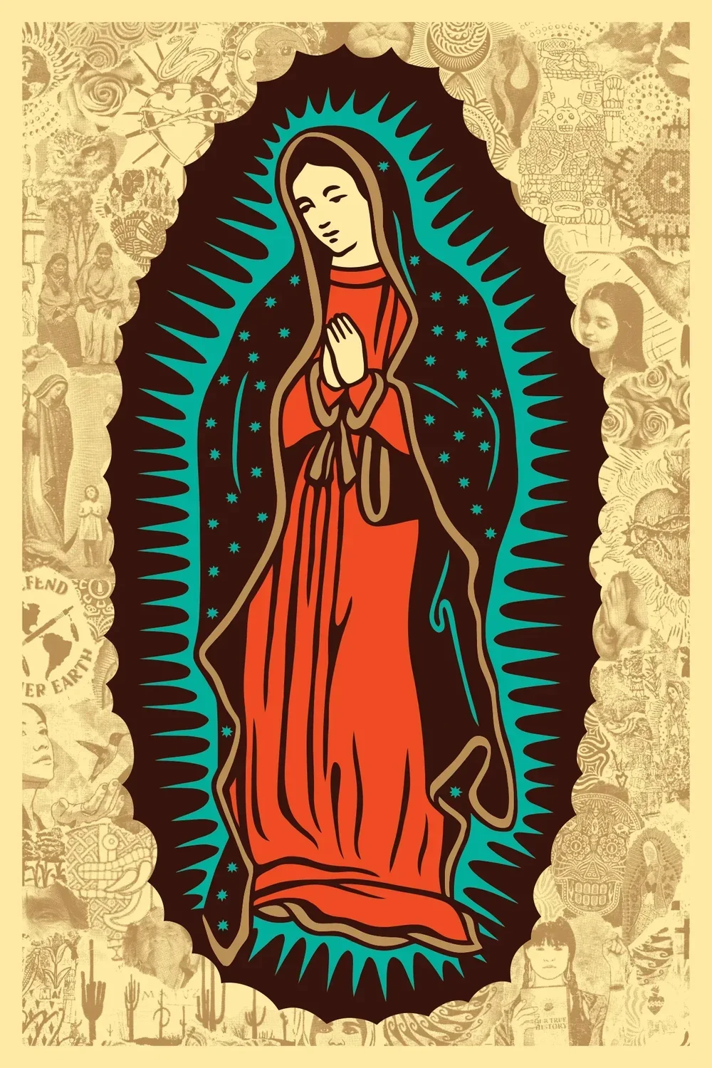 Ernesto Yerena 'Ganas Virgen' Print Available