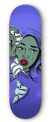 D*Face 'Runaway' Deck No. 4 Skatedeck Available