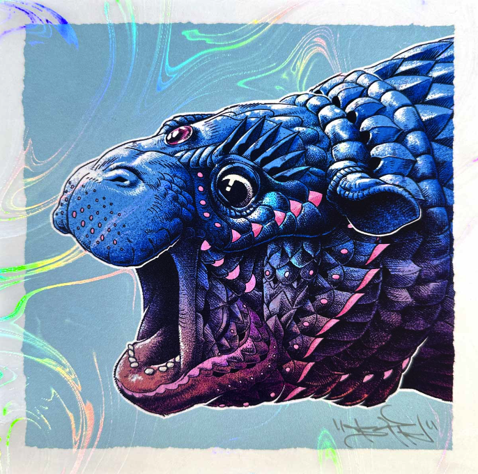 Bioworkz 'MooDeng' Print Available