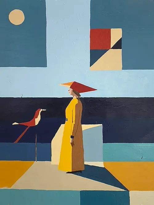 Rebecca Aldernet 'Full Moon' Print Available