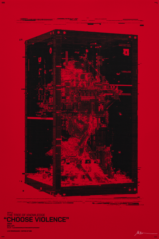 Beeple 'Choose Violence' Print Release Details