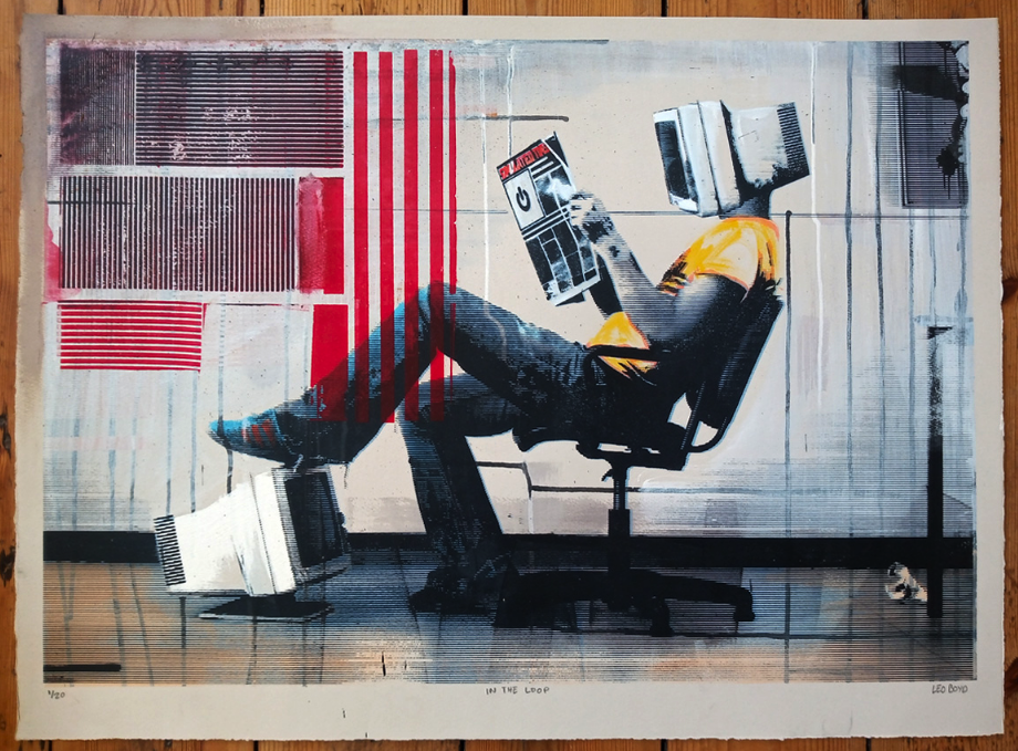 Leo Boyd 'In The Loop' Print Available
