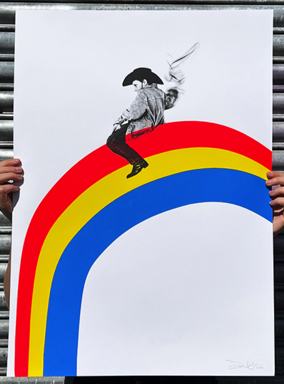 Donk 'Rainbow Rider' Print Available