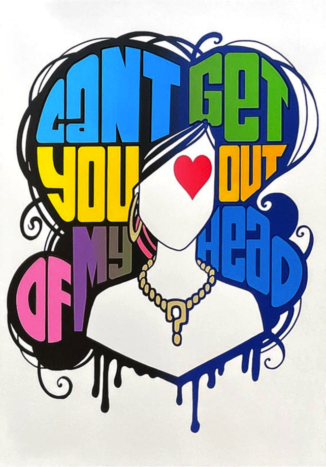 Inkie 'Can't Get You Out Of My Head' Print Available